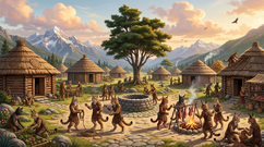 Dorf Okan der Rhie (CC-Zeitlos)©
