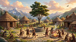 Dorf Okan der Rhie (CC-Zeitlos)©