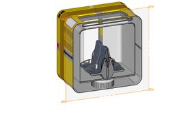 Innen-Ansicht eines Standard Escape Pod